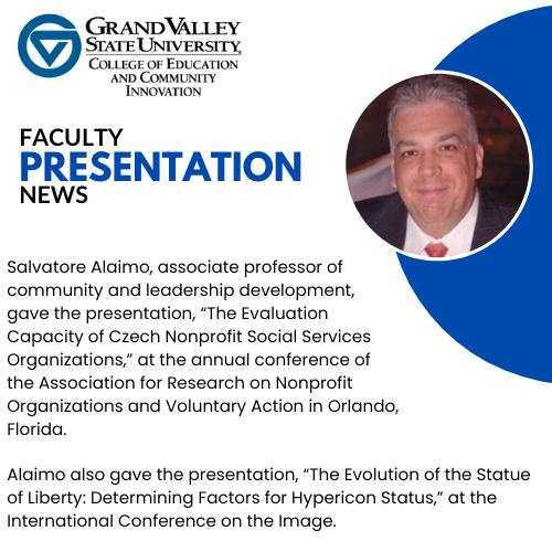 Faculty Presentation News: Salvatore Alaimo